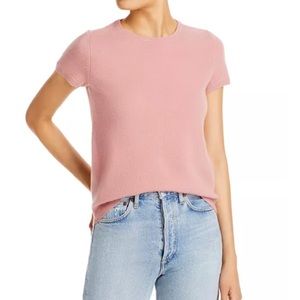 NWT 360 Cashmere Short sleeves Sweater Sz XS